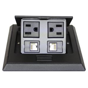 PANEL MESA PT601B BLACK, 2-PODER Y 2-RED